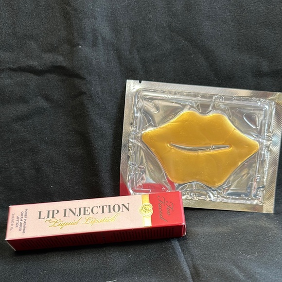 Too Faced Lip Injection Set with Gold Lip Mask. Infatuated - Picture 1 of 3